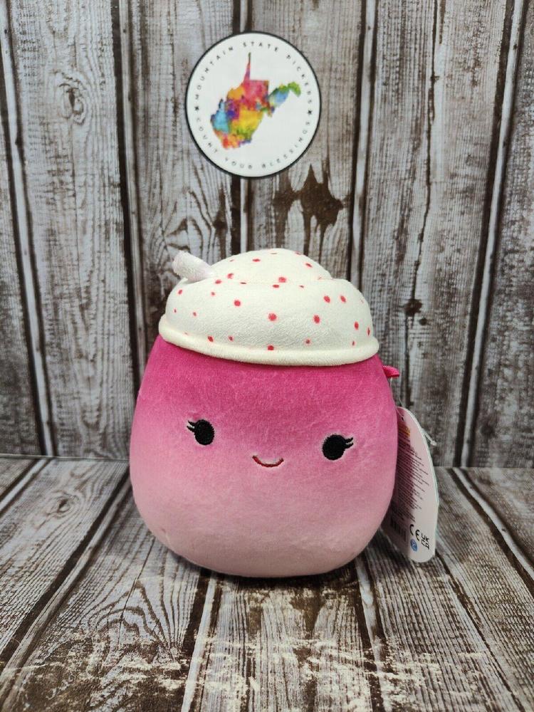 Squishmallows 5” Cinnamon The Pink Yogurt Smoothie Kelly toy Squishmallow Plush